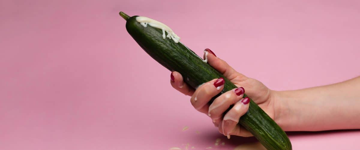 cucumber-on-pink-background-with-white-details